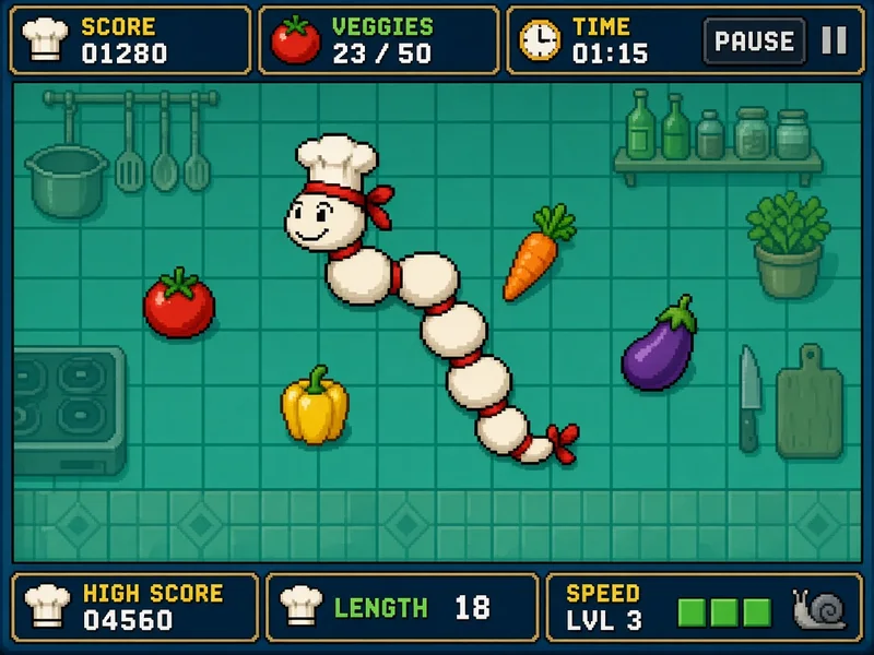 Chef Snake gameplay preview