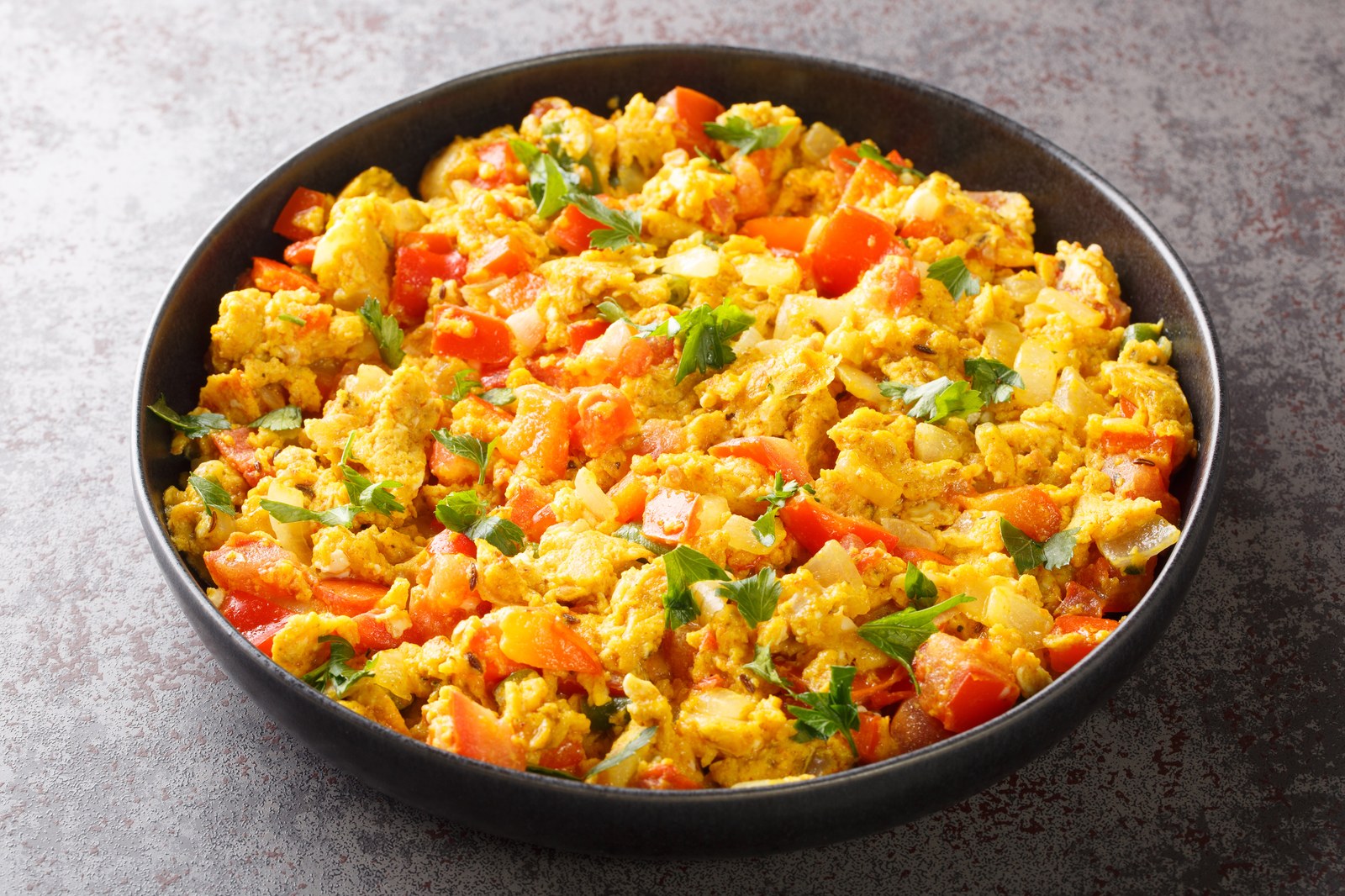 Masala Scrambled Eggs