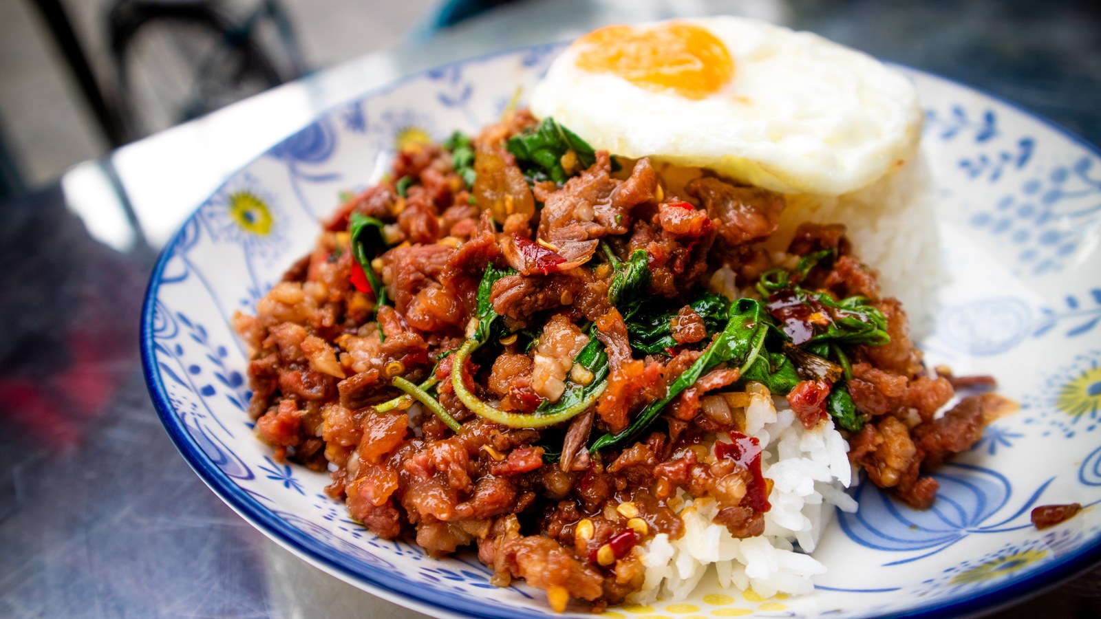 Pad Krapow (Thai Basil Chicken)