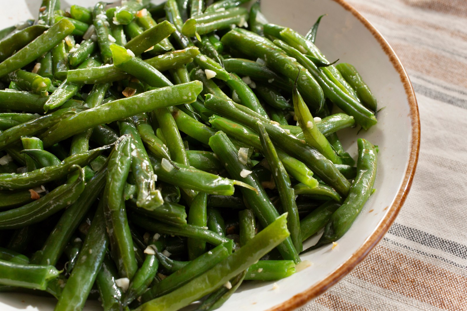 Garlicky Green Beans with Brown Butter & Lemon