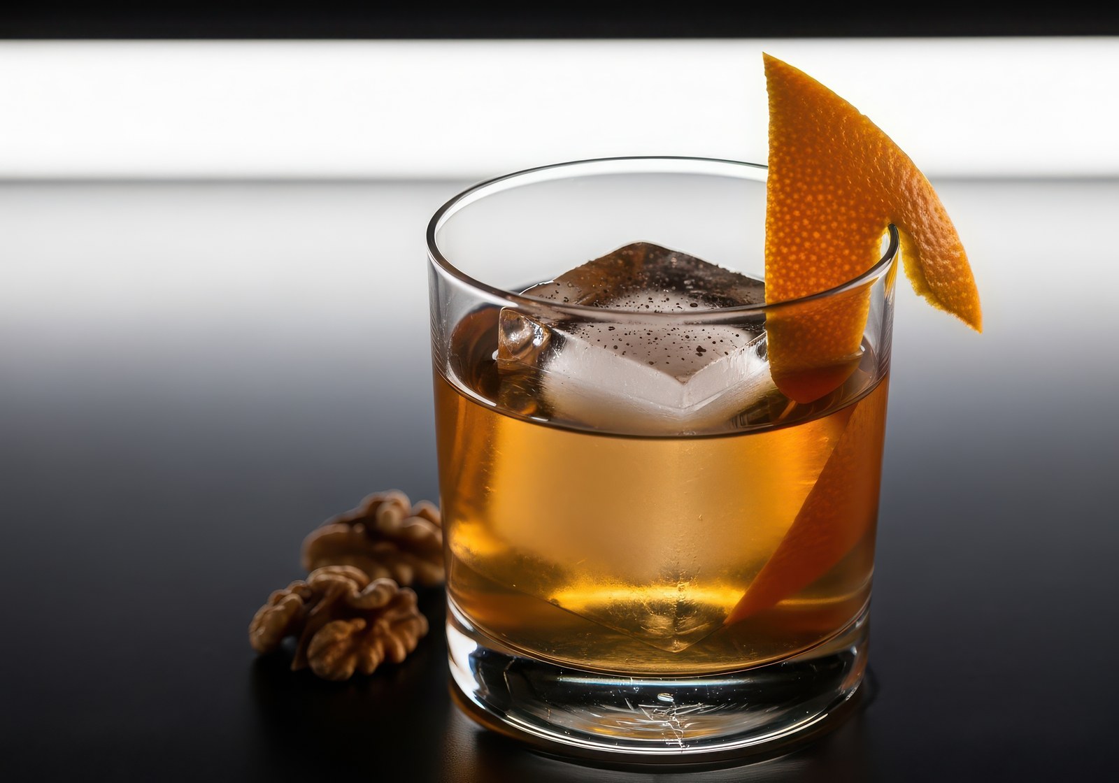 Maple–Black Walnut Old Fashioned