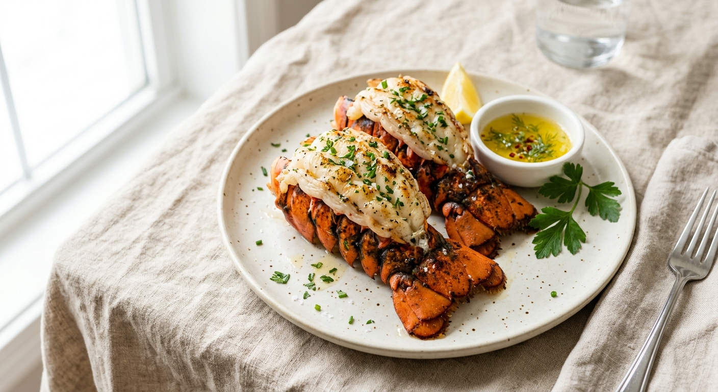 Broiled Lobster Tails