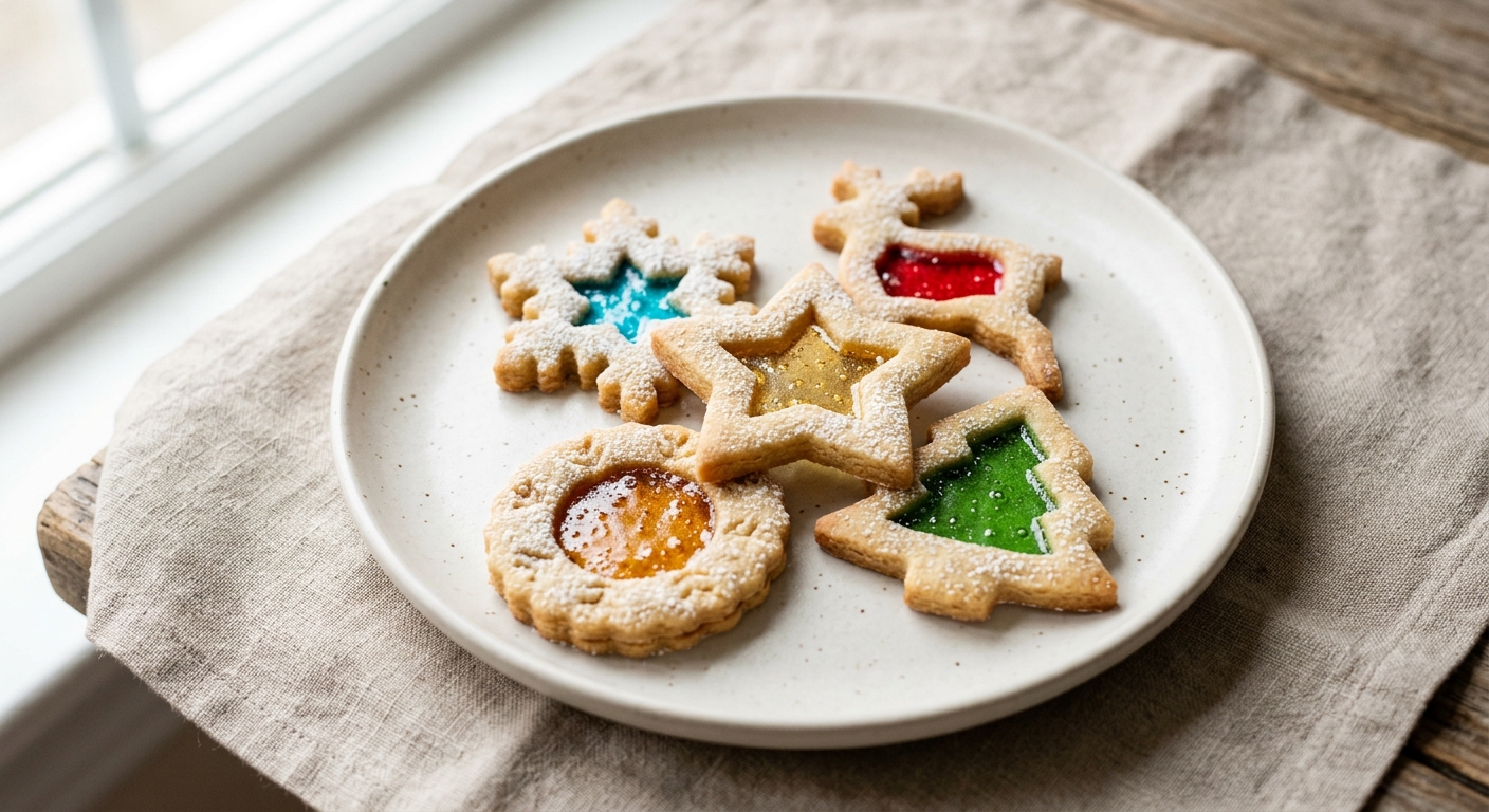 Stained-Glass Hard Candy Cookies