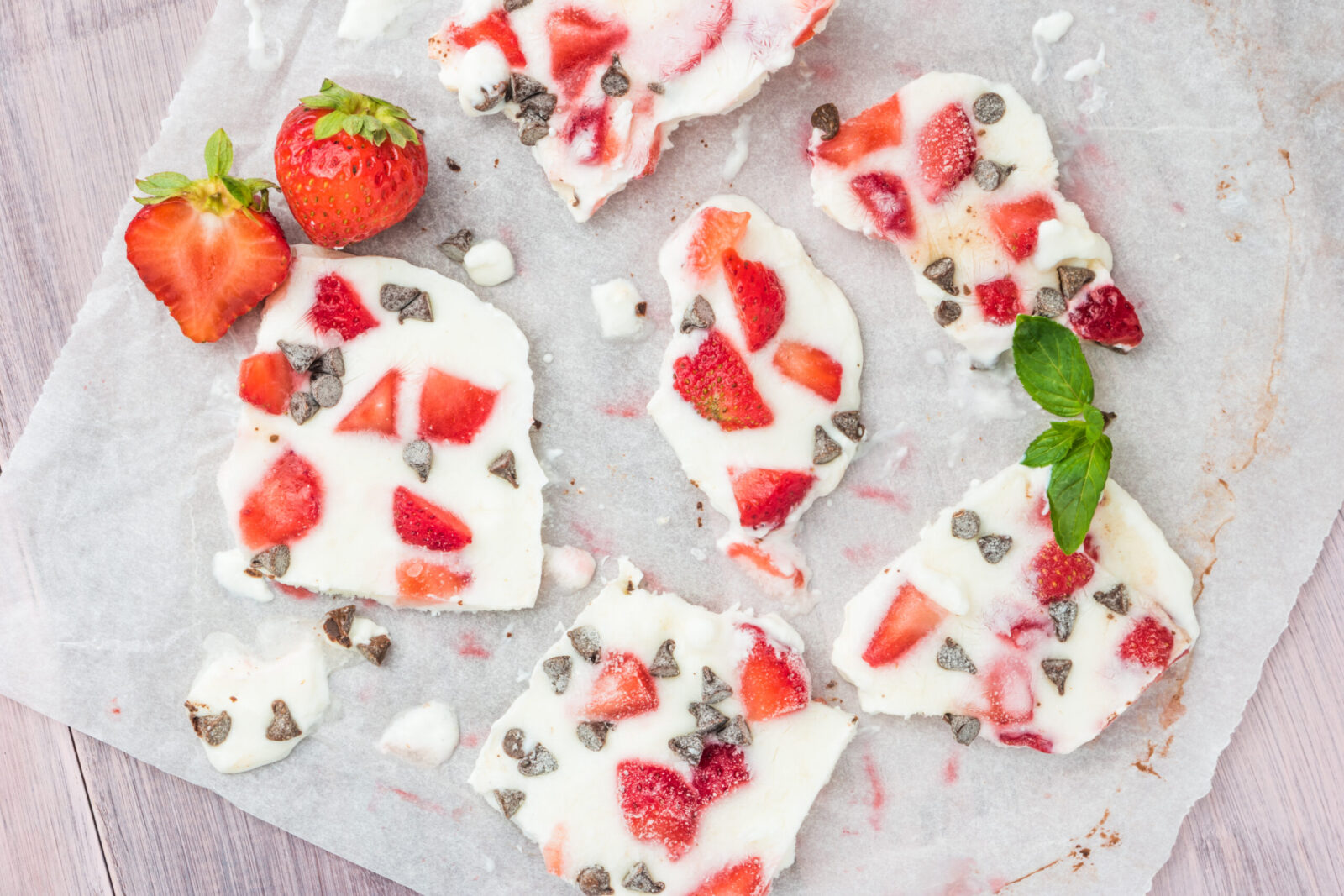 Strawberry Yogurt Bark